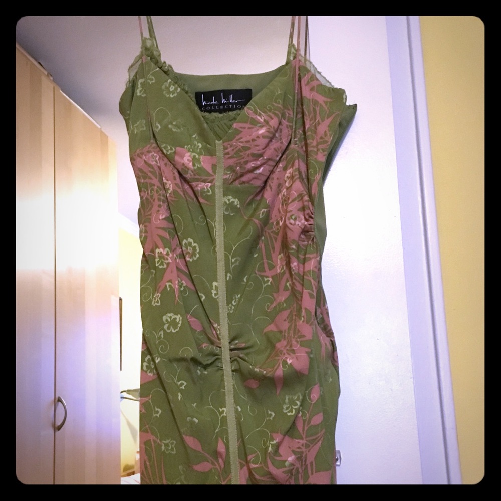 Nicole Miller Collection Silk Cocktail Dress